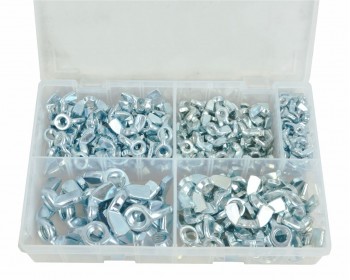 Assorted Steel Wing Nuts (200)